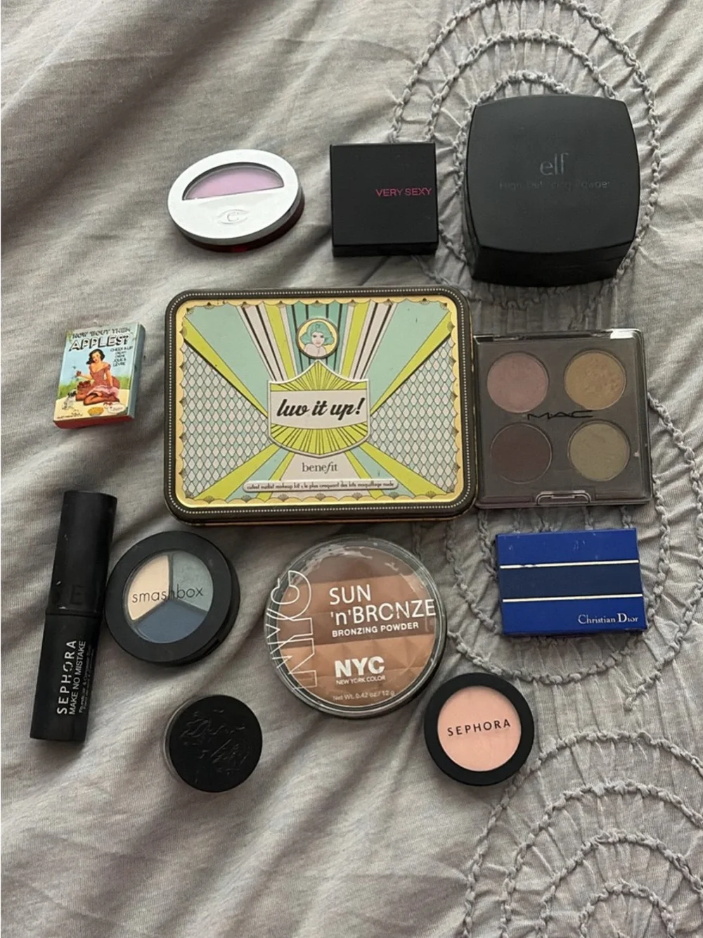 Benefit Luv It Up! Palette Sephora Christian Dior smashbox makeup lot